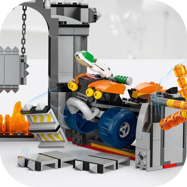 Smash through the castle’s foldout walls.