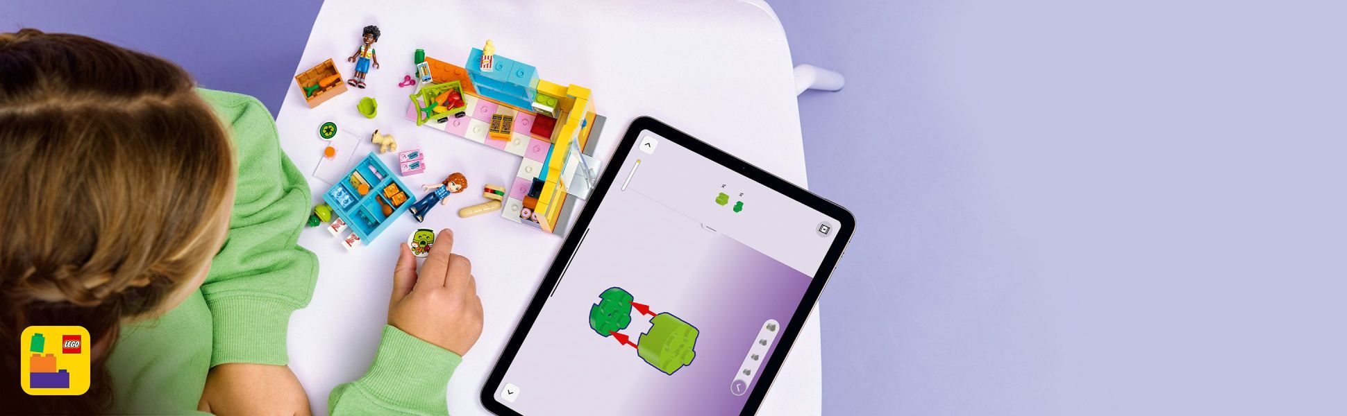 Builders can zoom in, rotate sets in 3D and track their progress using the fun, intuitive LEGO Builder app.