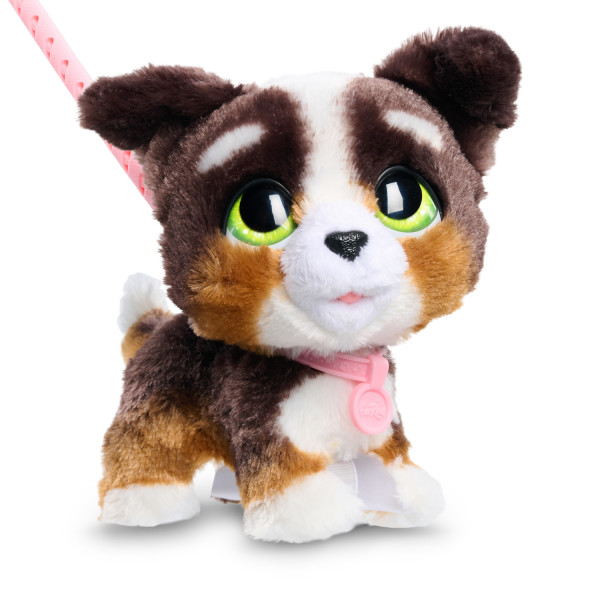 furReal Walk-A-Lots Bernedoodle Interactive Toy, 8-inch Walking