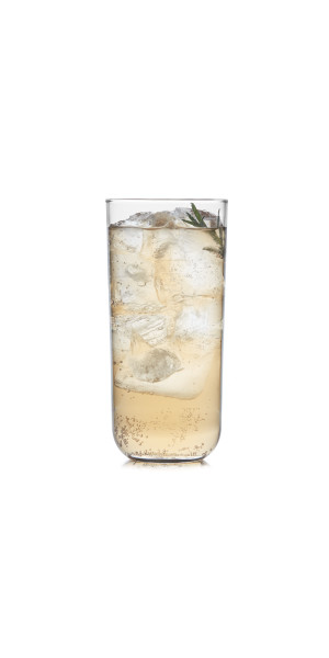 Libbey Polaris Tumbler Glasses, Axis, 17.75-ounce, Set of 8