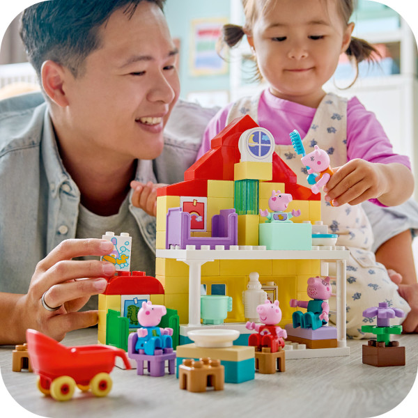 Both children have their own rooms.
