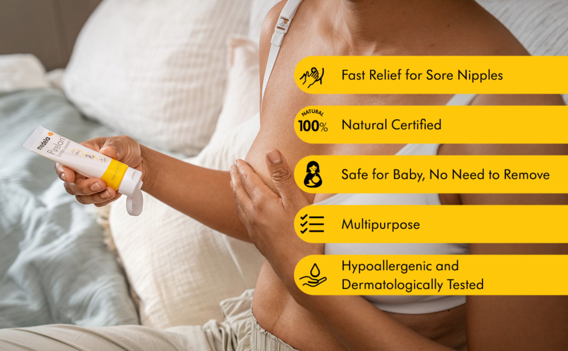 Medela Purelan Lanolin Cream for Breastfeeding, 100% Natural, 1.3