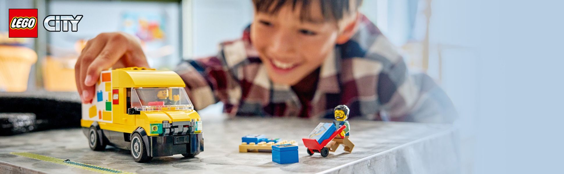 Deliver a world of creative play with LEGO City: The LEGO Van – a premium toy building set for boys and girls aged 6 and up.