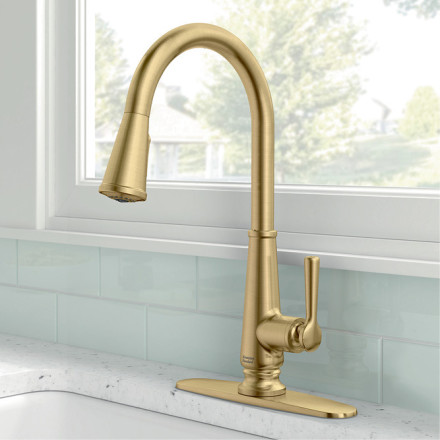 American Standard Palestra Single Handle Pull Down Sprayer Kitchen