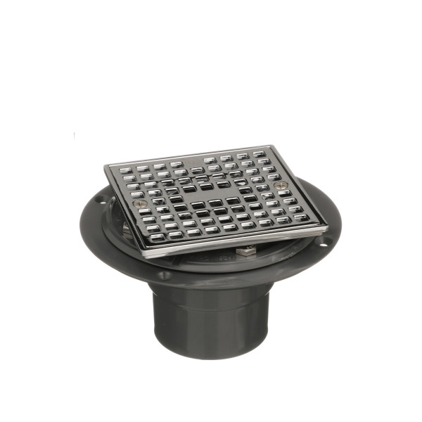 Yariwiz 2” No-Caulk Snap-In Shower Drain – Round Stainless Steel Cover For Shower Pan (Fits 2” PVC/ABS) - View #4