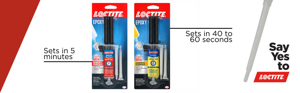 Loctite Epoxy Five Minute Instant Mix, 0.47-Fluid Ounce Syringes
