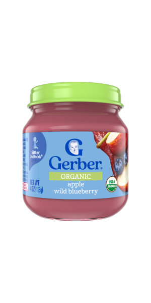 Organic Apple Wild Blueberry Jar