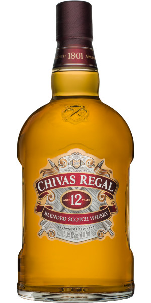Chivas Regal 12 Year Old Blended Scotch Whisky, 1.75 L