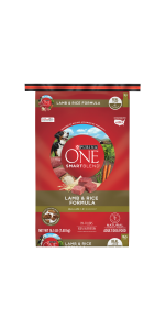 Purina ONE Natural Dry Dog Food, SmartBlend Lamb & Rice Formula