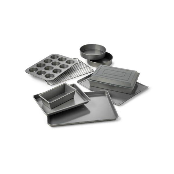 Calphalon 10-Piece Nonstick Bakeware Set Includes Baking Sheet Cookie Sheet Cake Pans Muffin Pan and More Dishwasher Safe - Thumbnail 2