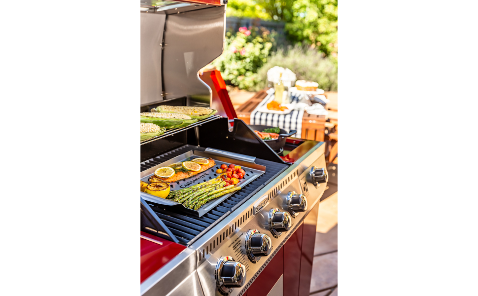 Cuisinart 11.5 x 15 Stainless Steel Grill Topper with Raised Handles - Each