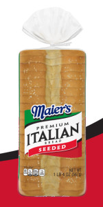 Maier's Premium Italian Bread, Seeded, 20 Ounce Bag