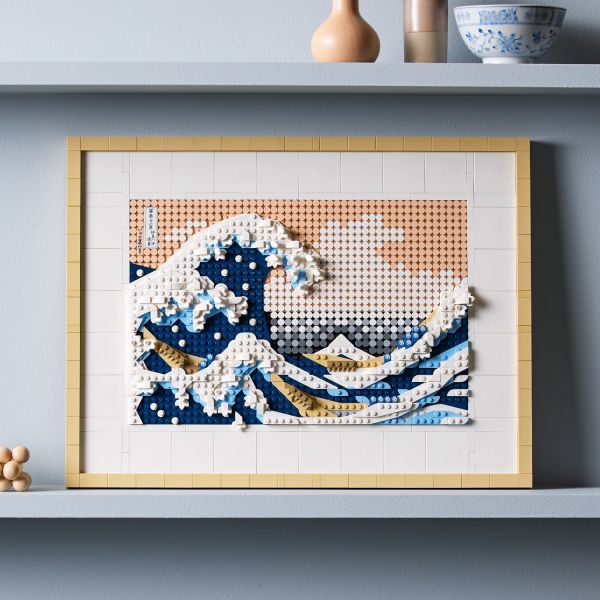 LEGO Art Hokusai - La Grande Onda 31208, kit artistico da parete giapponese  3D, tela oceanica incorniciata, hobby creativi per adulti, decorazione fai  da te per casa e ufficio : : Giochi e giocattoli