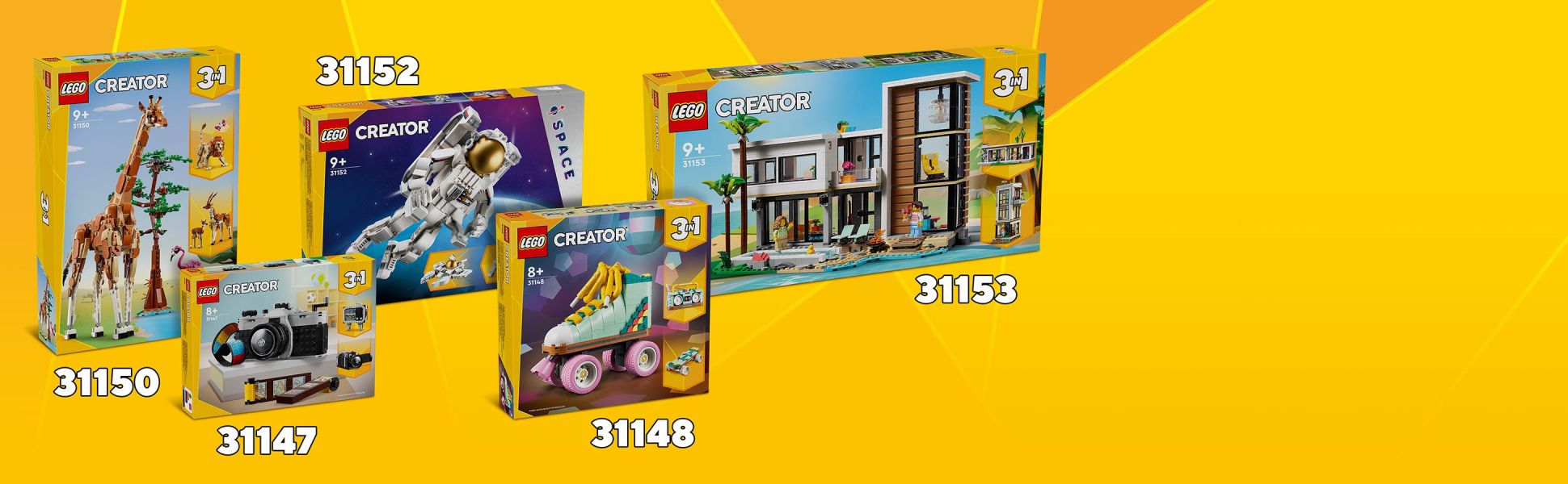 Discover more 3in1 LEGO® Creator sets