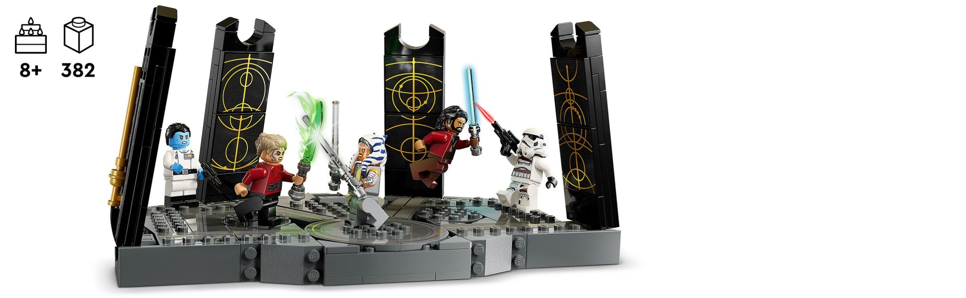 Inspire young Star Wars fans to create their own epic adventures with this collectible construction toy.
