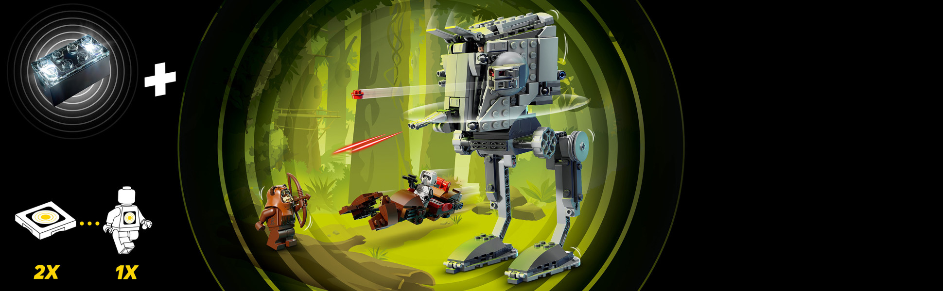 Add a SMART Brick from sets 75421, 75423 or 75427 (sold separately) for interactive play with dynamic Star Wars lights and sounds.