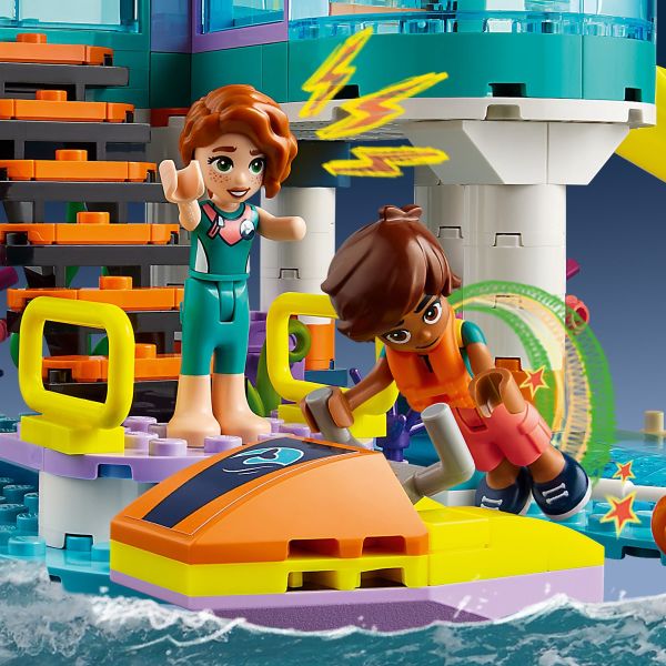 Lego Friends Sea Rescue Boat 717 Piece Building Set For $38.39