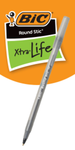 Bic Round Stic Xtra Life - 96 pièces - Bleu