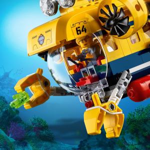 LEGO City 60264 Ocean reconnaissance submarine, LEGO City 60264 Sous-marin  de reconnaissance océanique, Lego