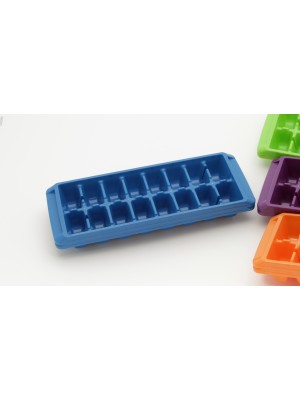 3) LARGE Chef Craft Select Silicone Ice Cube Tray, 6, Blue 2x 2