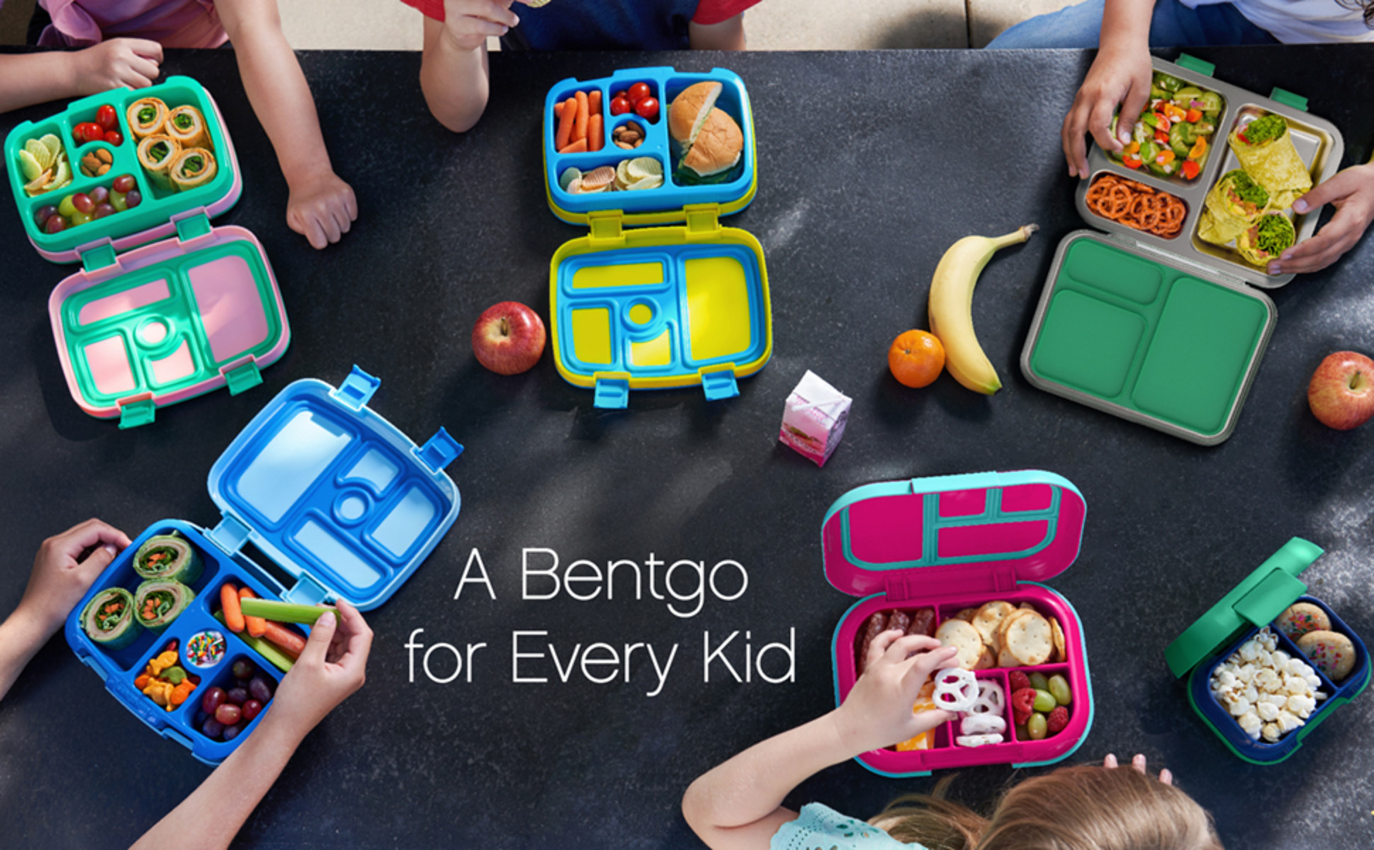 Bentgo® Kids Chill Lunch Box - Confetti Designed Leak-Proof Bento &  Removable Ice Pack 4 Compartments, Microwave Dishwasher Safe, Patented,  2-Year