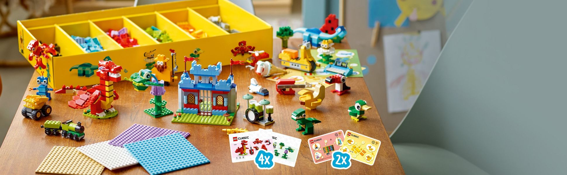 LEGO Classic Build Together 11020 - Juego de juguetes de construcción  creativa para niños, niñas y niños a partir de 5 años (1,601 piezas)