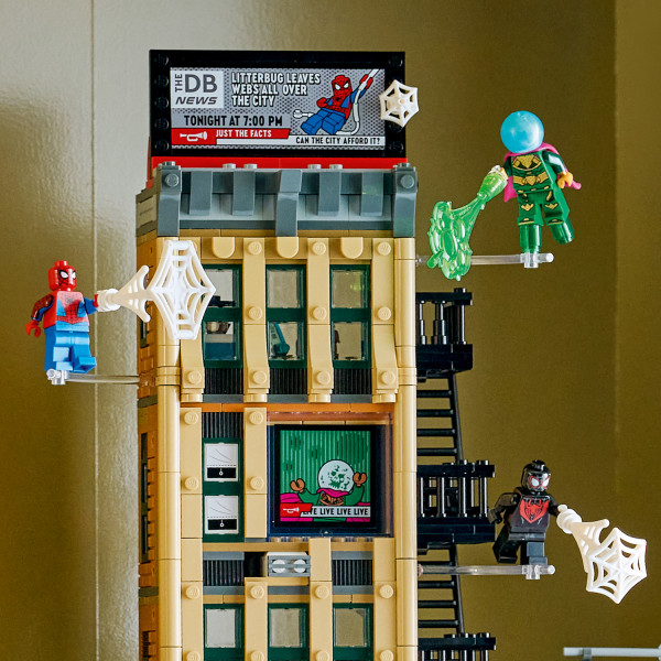 Launch into the air with transparent sticks and bricks.