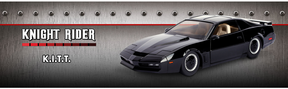 Jada Toys Knight Rider Car Model Collectables, 1:24 Scale