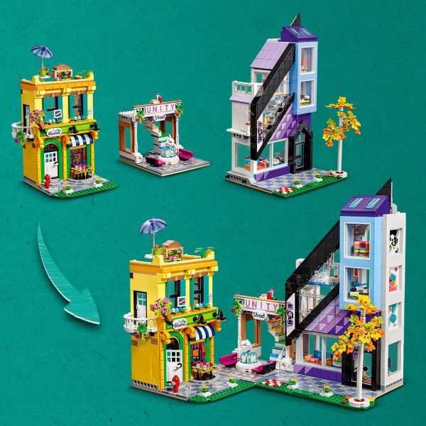 LEGO Friends Downtown Flower and Design Stores 41732 Building Set