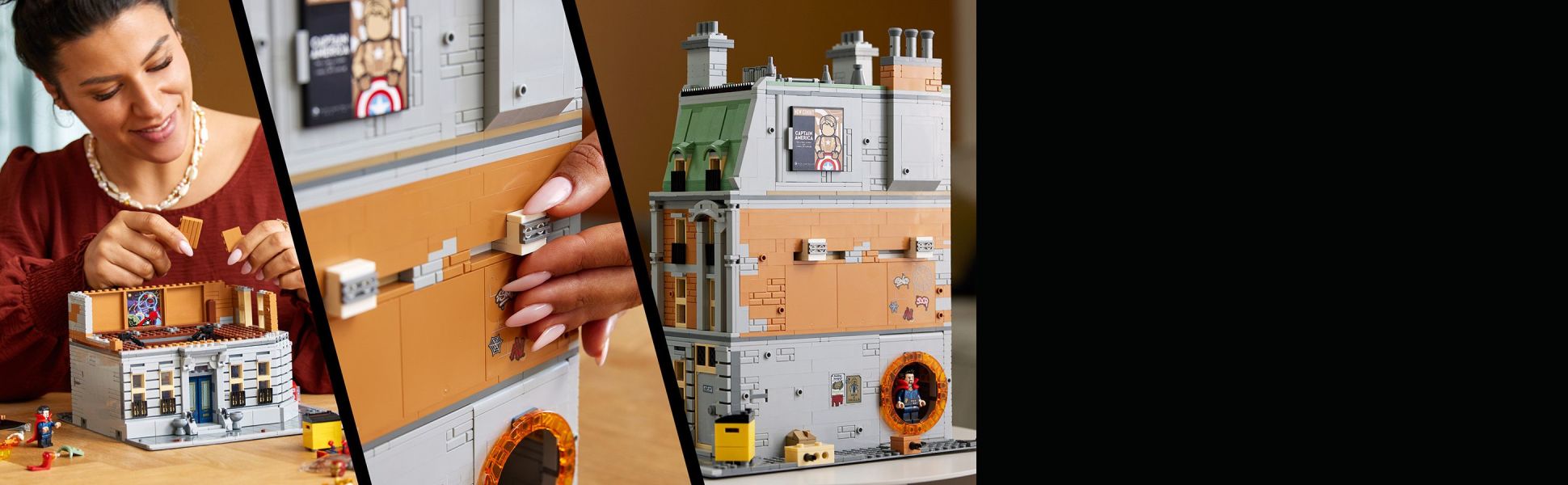 LEGO Marvel Sanctum Sanctorum, 3-Story Modular Building Set, 76218 with Doctor  Strange and Iron Man Minifigures, Infinity Saga Collectible 