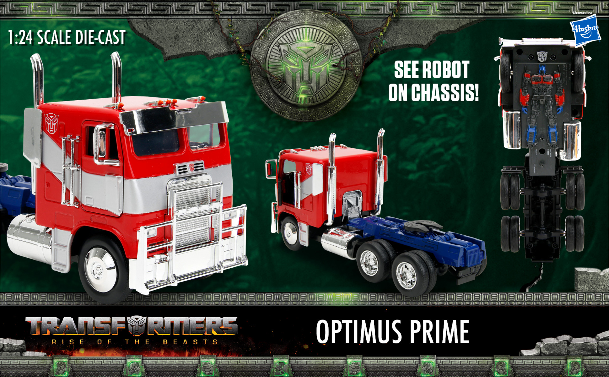 Jada Toys Transformers Rise of The Beast 1:24 Optimus Prime