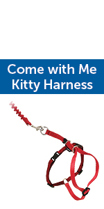 CAT IT CA Aj. Harness and Leash Set, Red, L-V