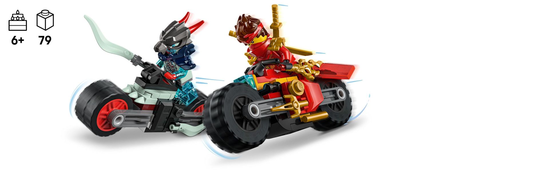 LEGO NINJAGO Kai's Motorcycle Speed Race Building Toy for Kids