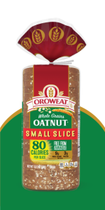 Oroweat Whole Grains Oatnut Bread, Small Slice, 18 oz