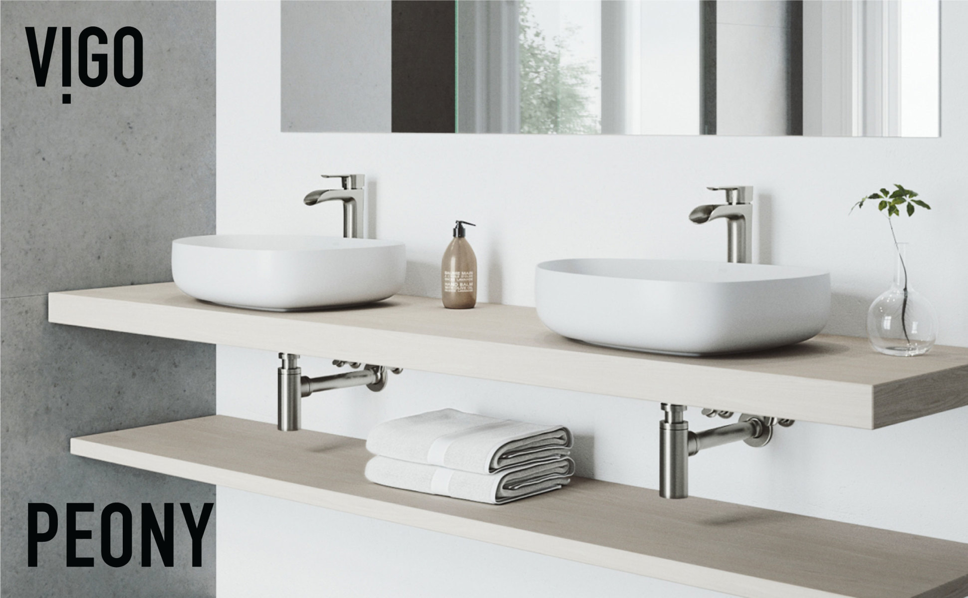 VIGO Peony Handmade Matte Stone Novelty/Specialty Vessel Bathroom Sink in Matte White VIGO Peony Handmade Matte Stone Novelty/Specialty Vessel Bathroom Sink in Matte White