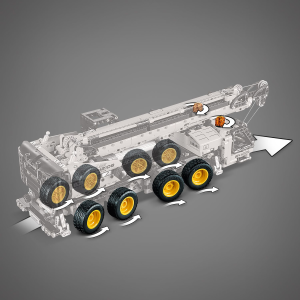 LEGO Technic: Mobile Crane Truck Toy (42108) Toys - Zavvi US