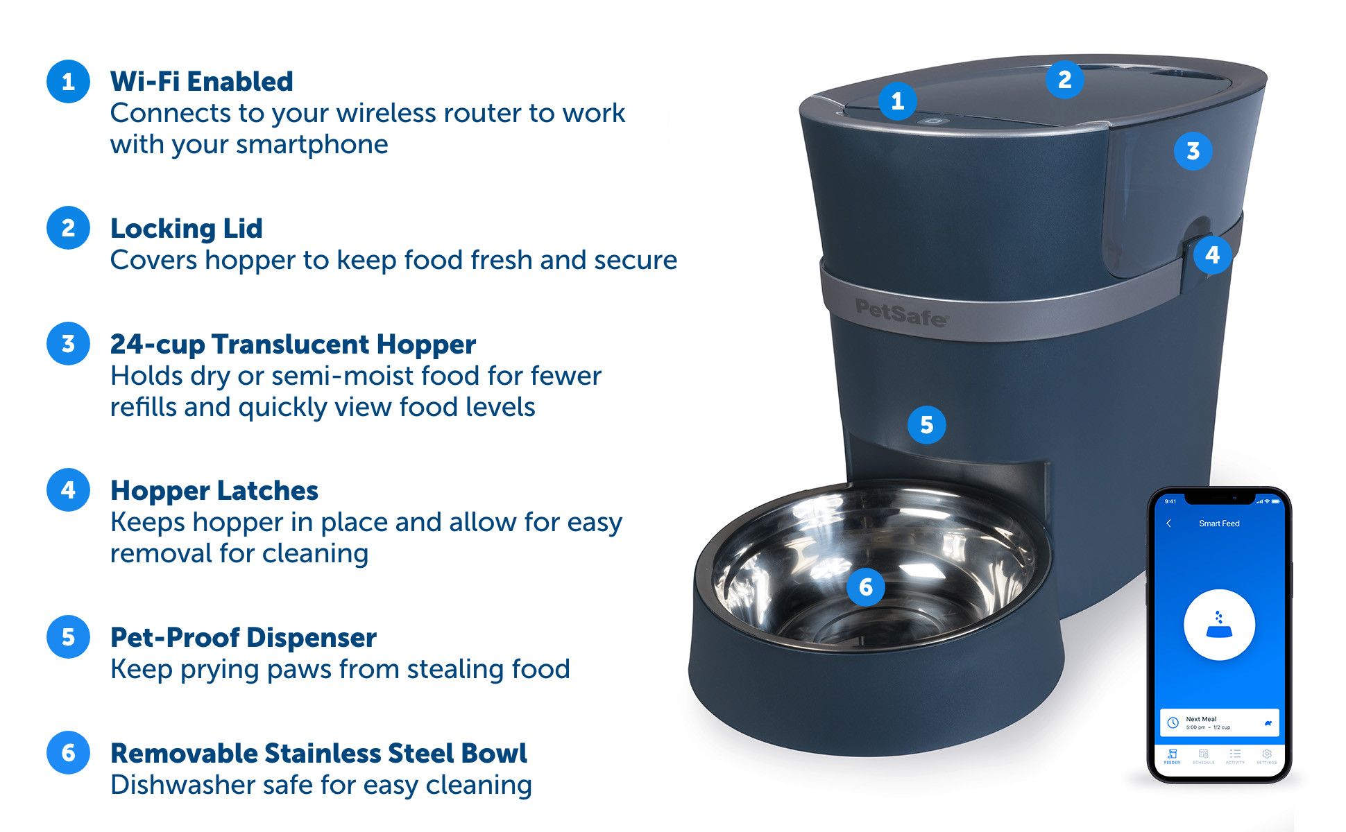 PetSafe Smart Feed Automatic Dog and Cat Feeder Petco