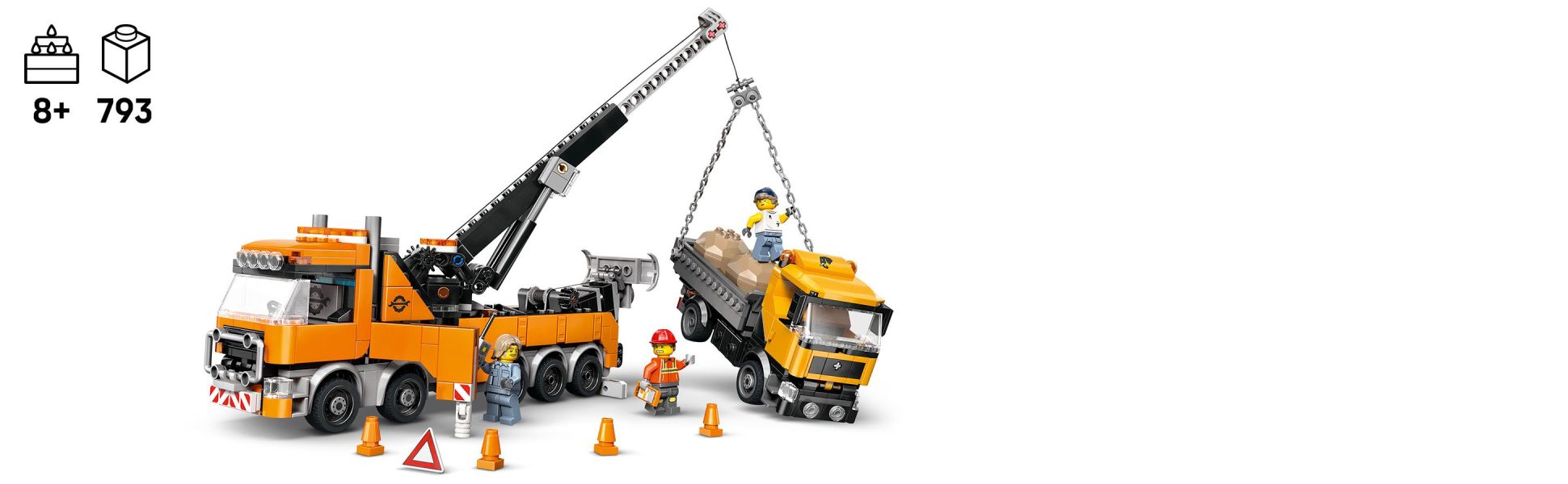 Kids dive into creative building fun before taking off on action-packed vehicle rescue missions.