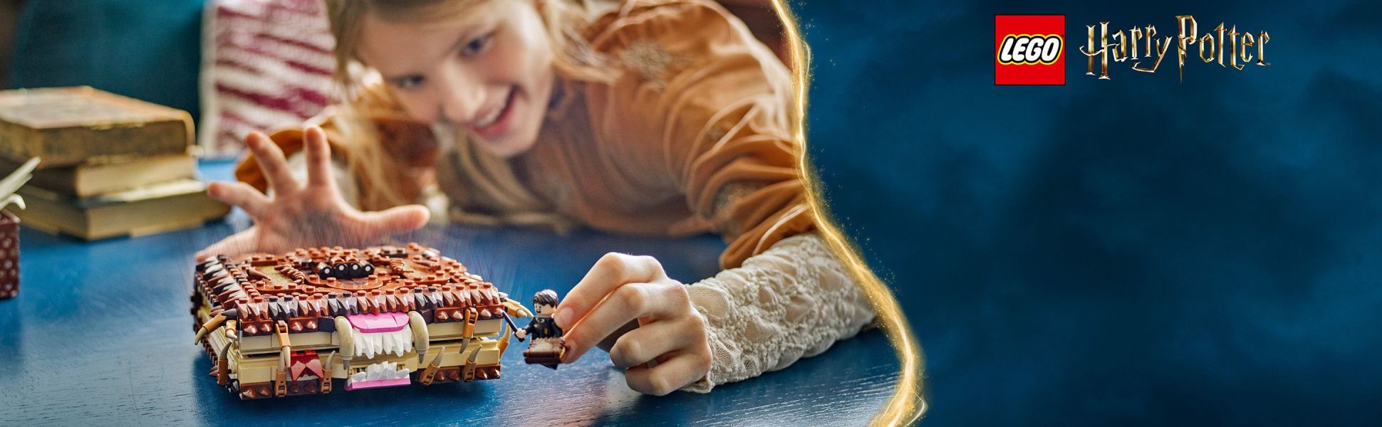 Put the magic of Hogwarts lessons in the hands of kids with the brick-built Chomping Monster Book of Monsters.