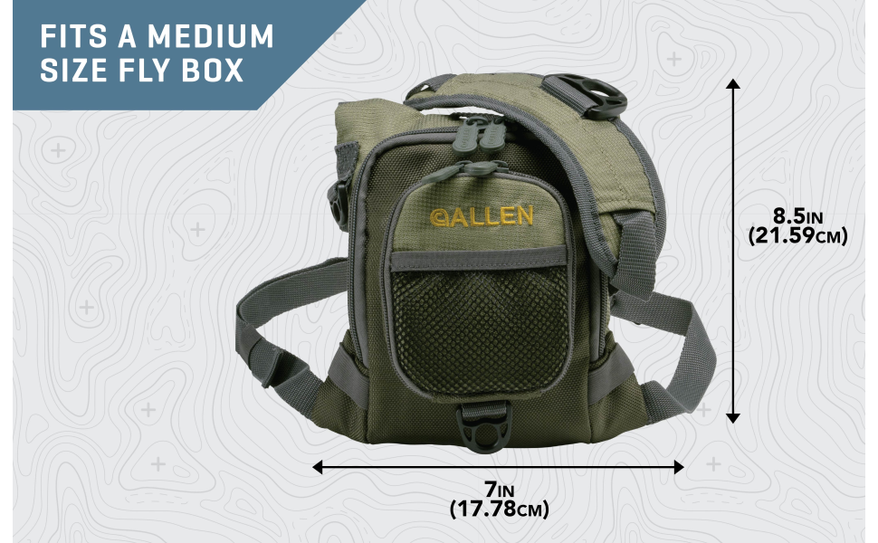 Allen Company Boulder Creek Fishing Chest-Pack, Olive, Hiking Daypacks -   Canada