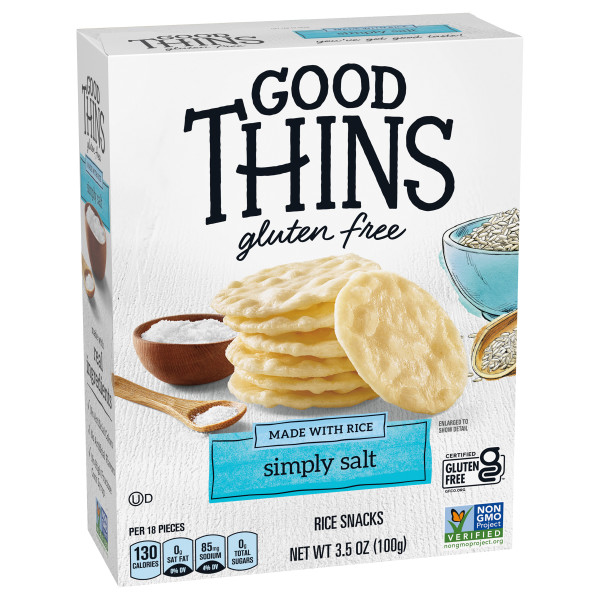 Good Thins Simply Veggie Blend Rice Snacks 3.5 Oz. Box