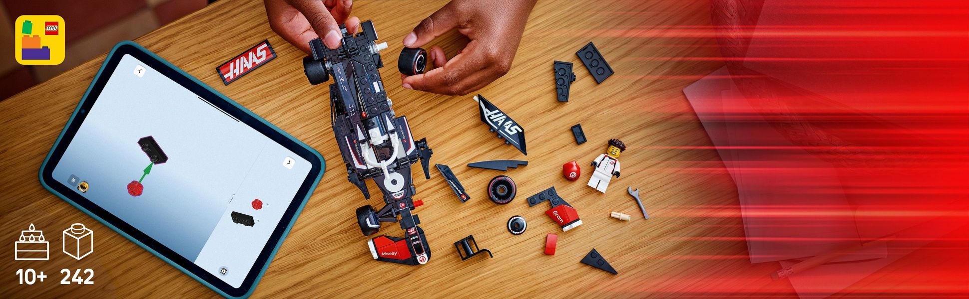 Builders can zoom in, rotate sets in 3D and track progress using the fun, intuitive LEGO Builder app.