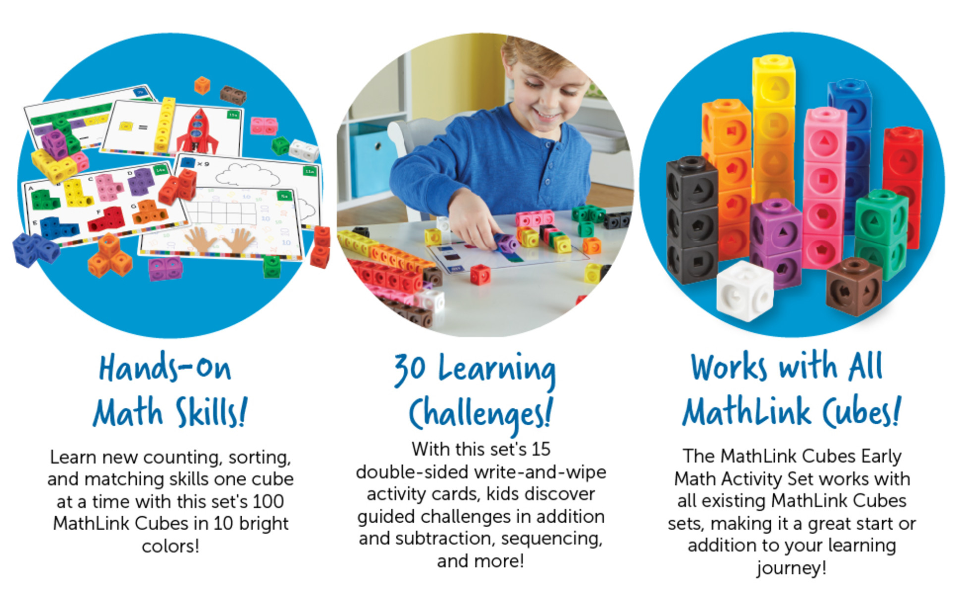 Learning Resources MathLink Cubes Early Math Activity Set  115 Pieces Age 4 10 Maths Blocks I.33681737 - View #8