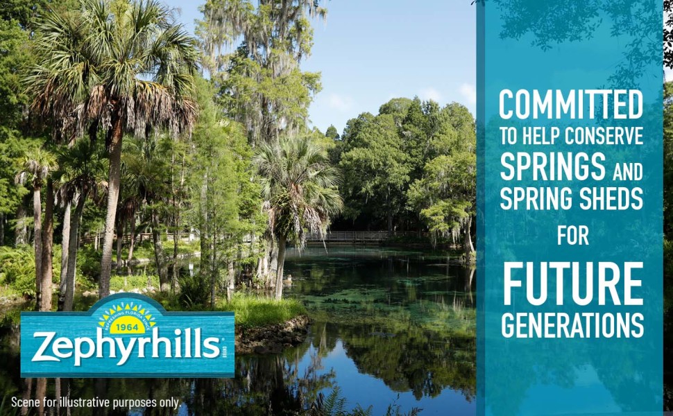 Zephyrhills® 100% Natural Spring Water (No Spill) 5 Gallon Bottle