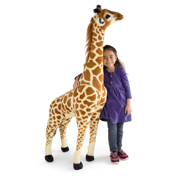 Melissa Doug Extra Large Baby Zoo Giraffe Lifelike Plush Stuffed Animal 4 feet tall Walmart