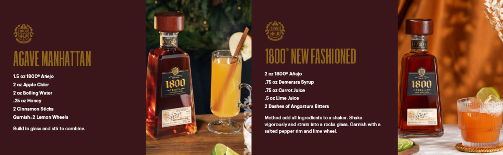 1800 Tequila Añejo Tequila, 750 ml Glass Bottle, 40% ABV - Walmart.com