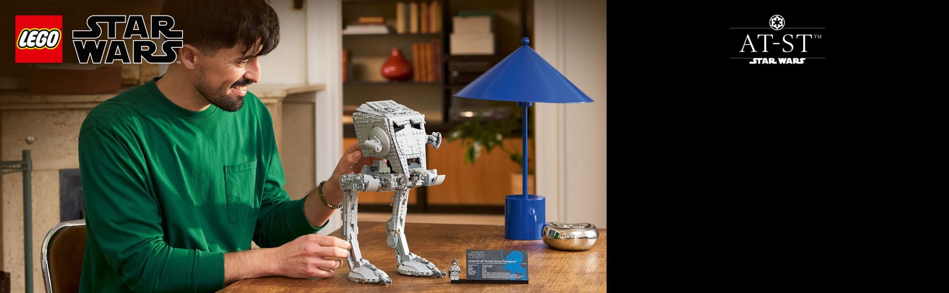 Build the LEGO Star Wars Ultimate Collector Series version of the AT-ST Walker from the classic Star Wars saga.