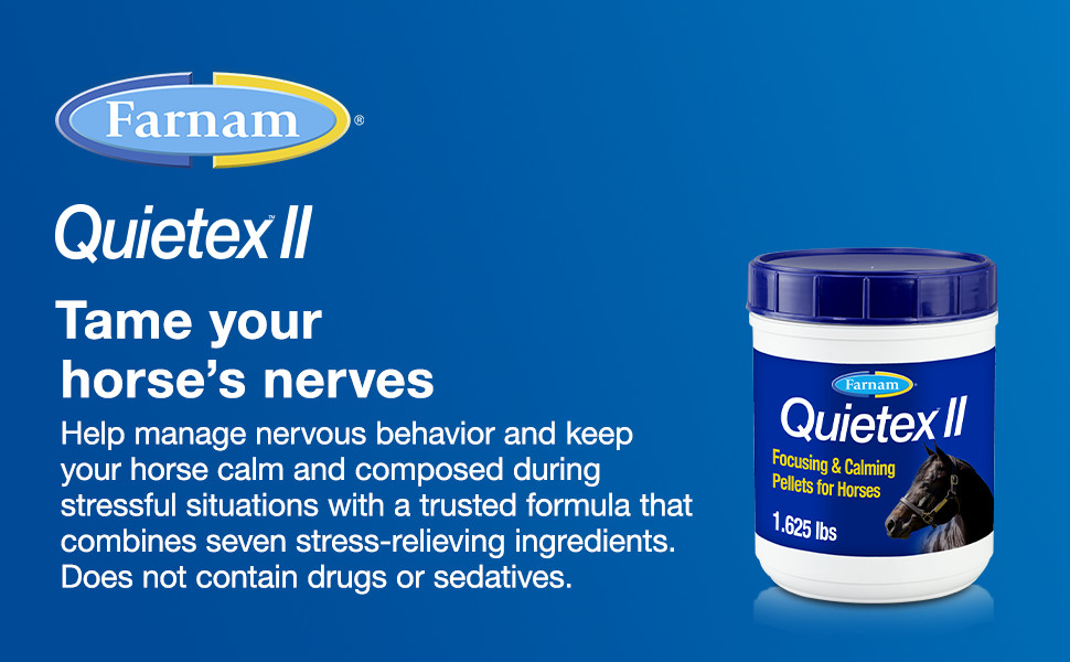 Farnam Quietex II Horse Calming & Focus Pellets 1.625 lbs