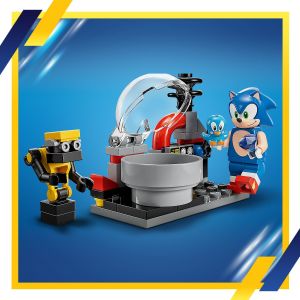 LEGO Sonic 76993 Contra o Robo Gigante de Dr Eggma - Sama Presentes