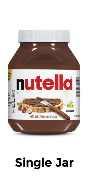 Nutella Hazelnut Spread with Cocoa for Breakfast, 26.5 oz Jar 